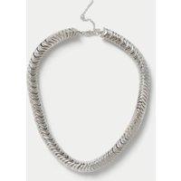 M&S Twined Chain Necklace Silver