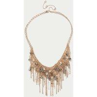 M&S Cascade Mini Bead Droplet Necklace Multi