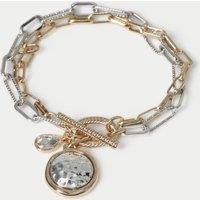 Per Una Mixed Metal Charm Wristwear Gold Mix