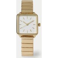 M&S Square Face Watch Gold