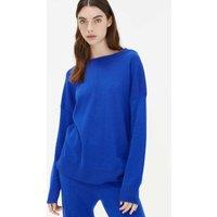 Chinti & Parker Wool Rich with Cashmere Relaxed Jumper Cobalt