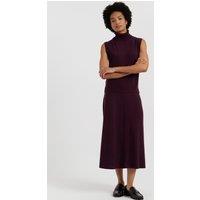 Chinti & Parker Wool Rich Knitted Vest with Cashmere Purple