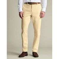 Charles Tyrwhitt Ultimate Non Iron Slim Fit Chinos Lemon