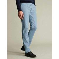 Charles Tyrwhitt Ultimate Non Iron Slim Fit Chinos Light Blue