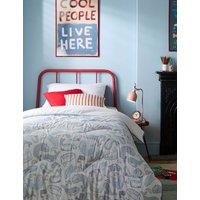 Night Lark Blue Whale 10.5 Tog Coverless Duvet Set Light Blue Mix
