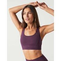 Lilybod Frankie Decorative Seam Sports Bra Plum