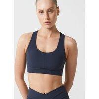 Lilybod Frankie Decorative Seam Sports Bra Navy
