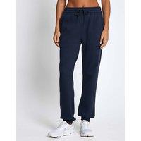 Lilybod Millie Fleece Drawstring Slim Fit Joggers Navy