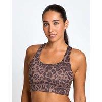 Lilybod Astrid Non Wired Sports Bra Brown
