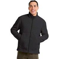 Jack Wolfskin Taunus Half Zip Funnel Neck Fleece Sweatshirt Black