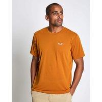 Jack Wolfskin Crew Neck T-Shirt Brown
