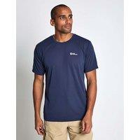 Jack Wolfskin Crew Neck T-Shirt Navy