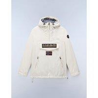 Napapijri Half Zip Padded Hooded Sports Jacket Cream