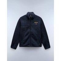 Napapijri Tynik Zip Up Funnel Neck Fleece Jacket Dark Navy