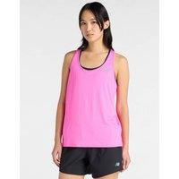New Balance Scoop Neck Racer Back Sports Vest Top Hot Pink