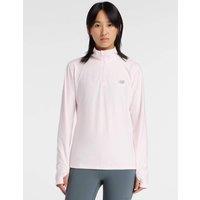 New Balance Sport Essentials Space Dye Half Zip Sweatshirt Light Pink