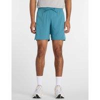 New Balance Woven Stretch Longer Length Running Shorts Teal