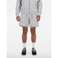 New Balance Cotton Rich Fleece Longer Length Shorts Grey