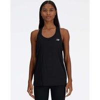 New Balance Scoop Neck Racer Back Sports Vest Top Black