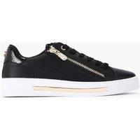 Carvela Animal Print Zip Detail Trainers Black