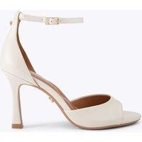 Carvela Wide Fit Ankle Strap Stiletto Heel Sandals Cream