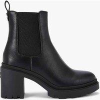 Carvela Leather Block Heel Ankle Boots Black