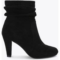 Carvela Suede Stiletto Heel Ankle Boots Black