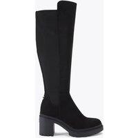 Carvela Block Heel Knee High Boots Black