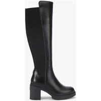 Carvela Block Heel Knee High Boots Black