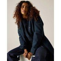 Regatta Yasira Hooded Padded Longline Jacket Navy