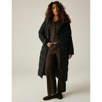 Regatta Eloria Hooded Longline Puffer Coat Black
