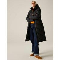 Regatta Merida Padded Water Repellent Hooded Jacket Black