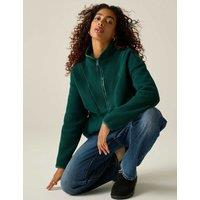 Regatta Frankie Borg Funnel Neck Longline Sweatshirt Green