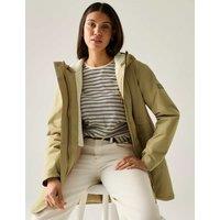 Regatta Brielly Waterproof Insulated Hooded Raincoat Beige