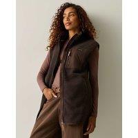 Regatta Frankie Funnel Neck Longline Gilet Brown