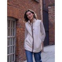 Regatta Frankie Borg Funnel Neck Longline Gilet Beige