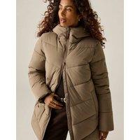 Regatta Faye Water Repellent Hooded Padded Jacket Brown