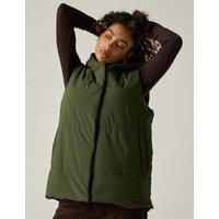 Regatta Nehiala Water Repellent Hooded Padded Gilet Khaki