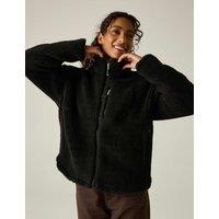 Regatta Roswind Funnel Neck Fleece Top Black