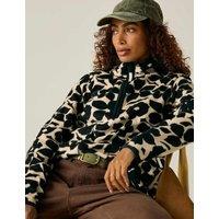 Regatta Frankie Floral Half Zip Sweatshirt Black Mix