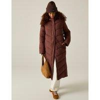 Regatta Eloria Hooded Longline Puffer Coat Red