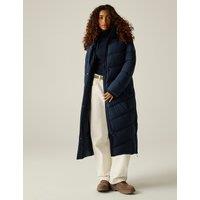 Regatta Eloria Padded Longline Coat Navy