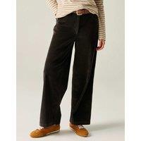 Regatta Cotton Rich Cord Wide Leg Trousers Brown