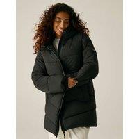 Regatta Faye Water Repellent Hooded Padded Jacket Black