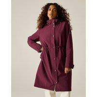 Regatta Yasira Hooded Padded Longline Jacket Purple