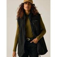 Regatta Frankie Borg Funnel Neck Longline Gilet Black