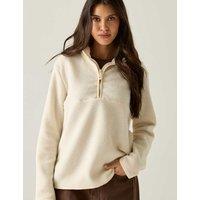 Regatta Frankie Borg Funnel Neck Relaxed Sweatshirt Cream