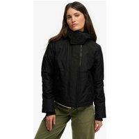 Superdry & Co Water Repellent Hooded Relaxed Jacket Black