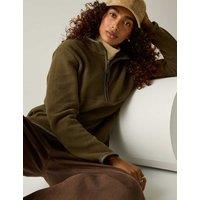 Regatta Frankie Borg Funnel Neck Relaxed Sweatshirt Green
