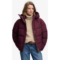 Superdry & Co Water Resistant Hooded Relaxed Puffer Jacket Purple